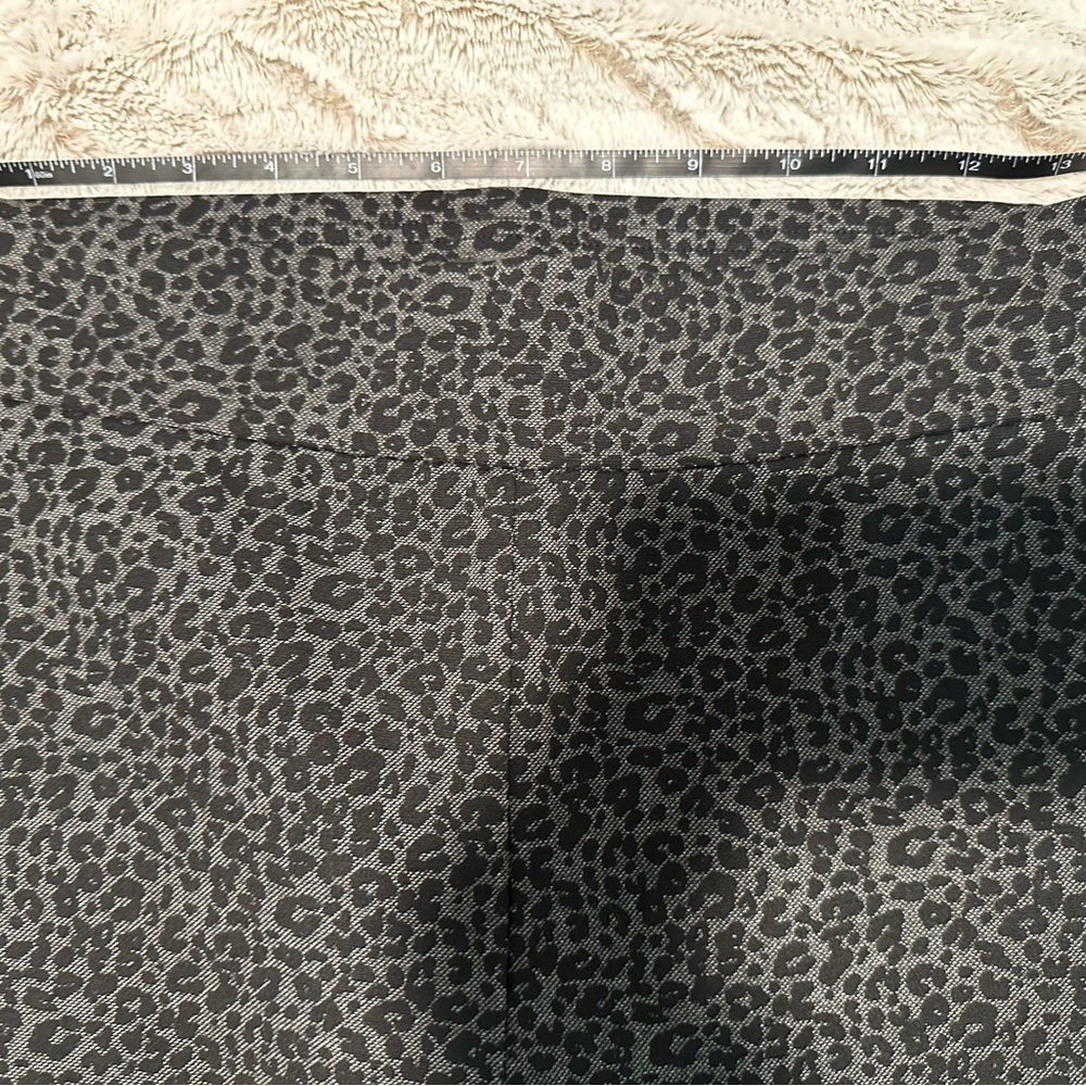 LOFT Ponte Knit Animal Print Leggings - Picture 6 of 13